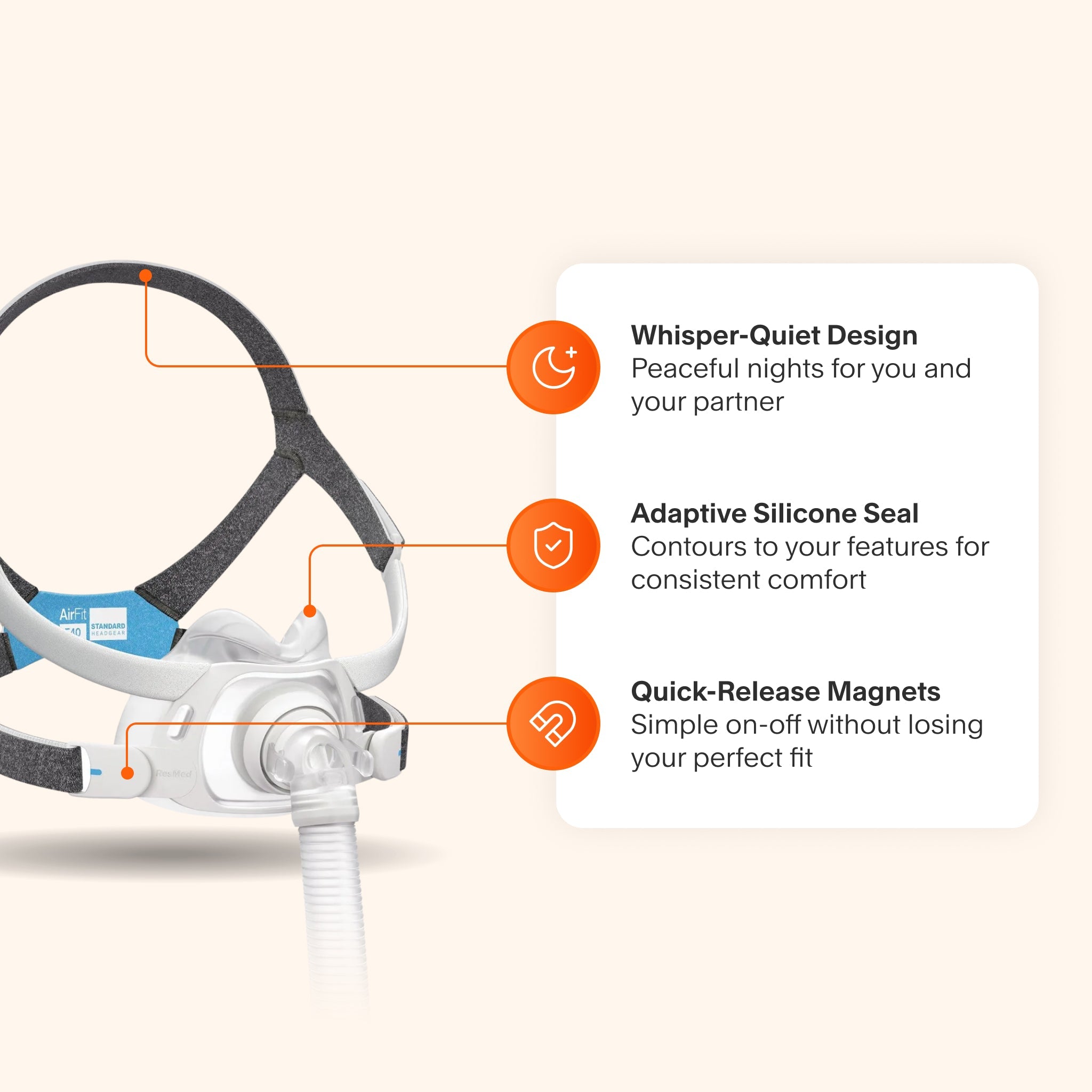 AirSense 11 AutoSet with AirFit F40 Full Face Mask Bundle