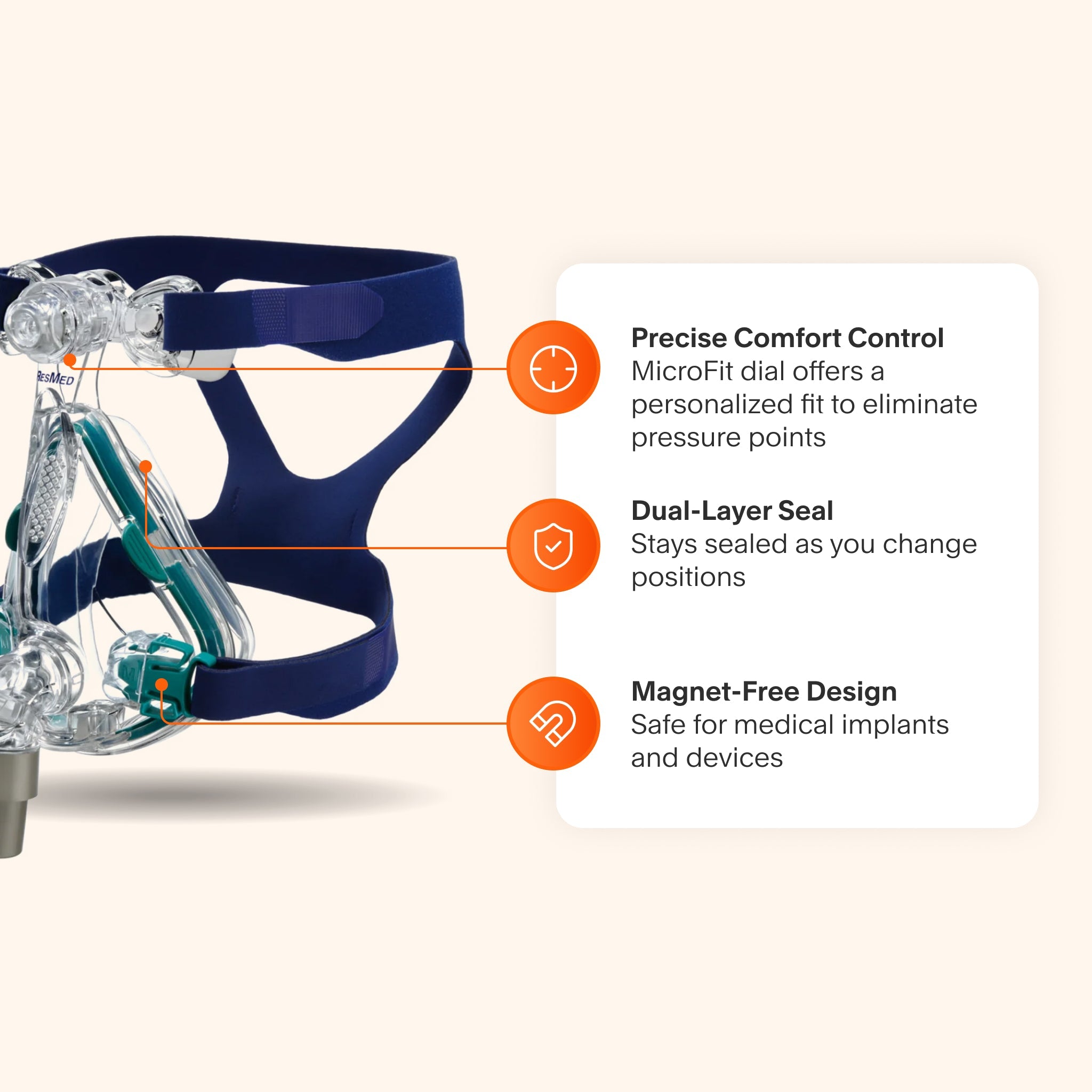 Mirage Quattro Full Face CPAP Mask
