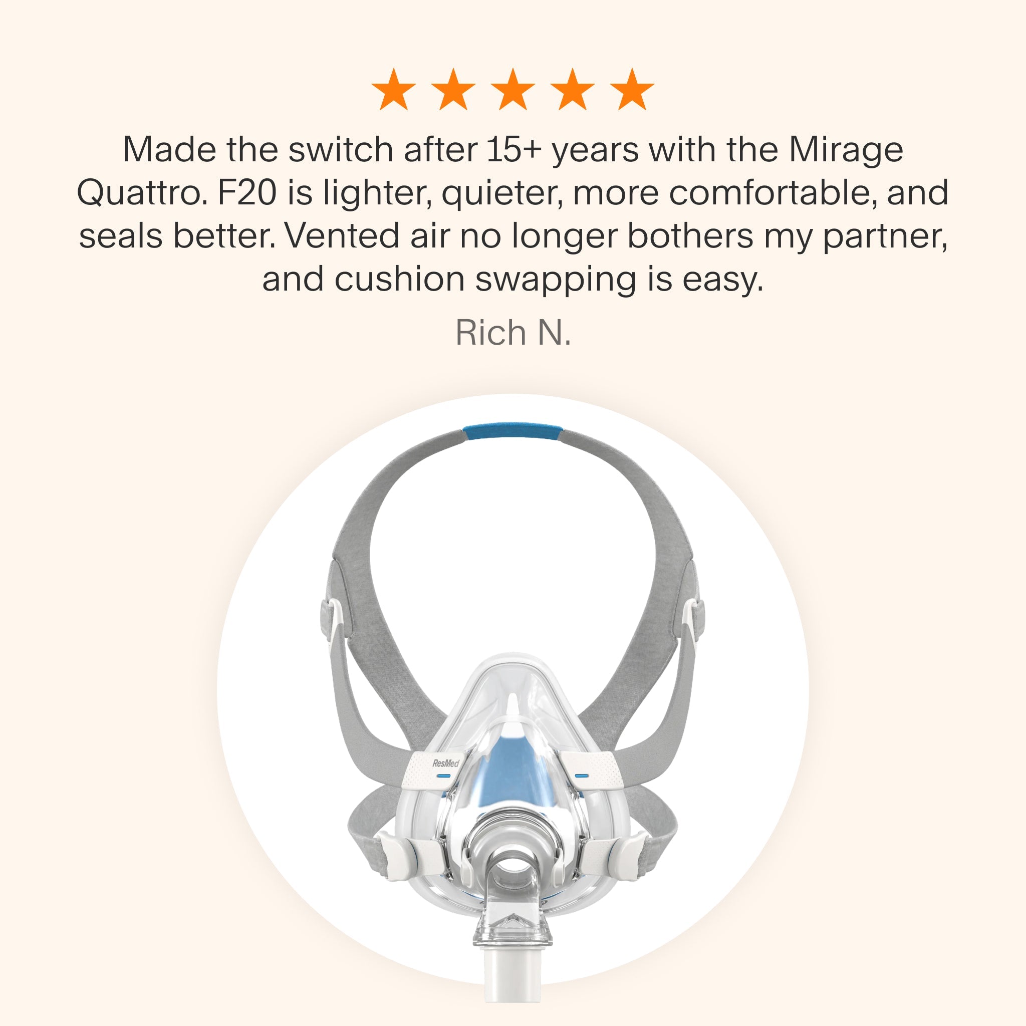 AirSense 10 with AirFit F20 Mask Bundle
