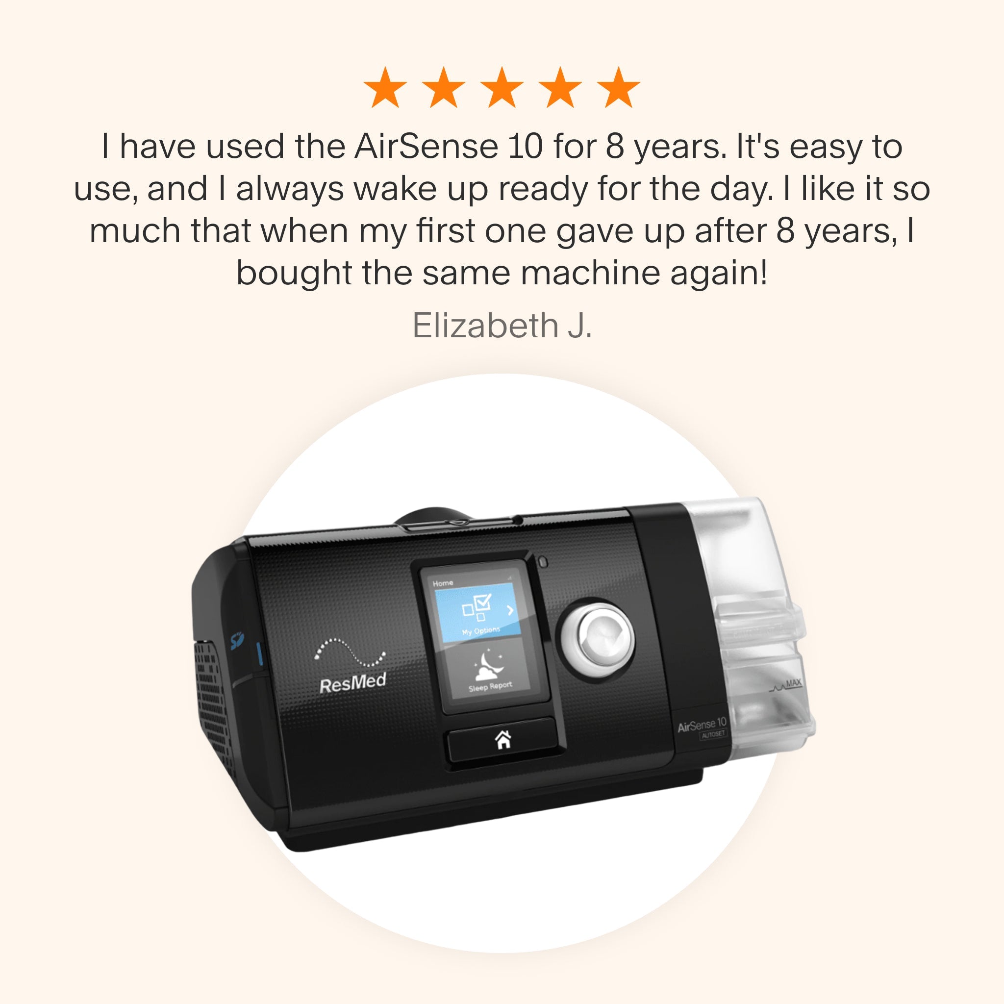 AirSense 10 AutoSet with P10 Nasal Pillow Mask Bundle