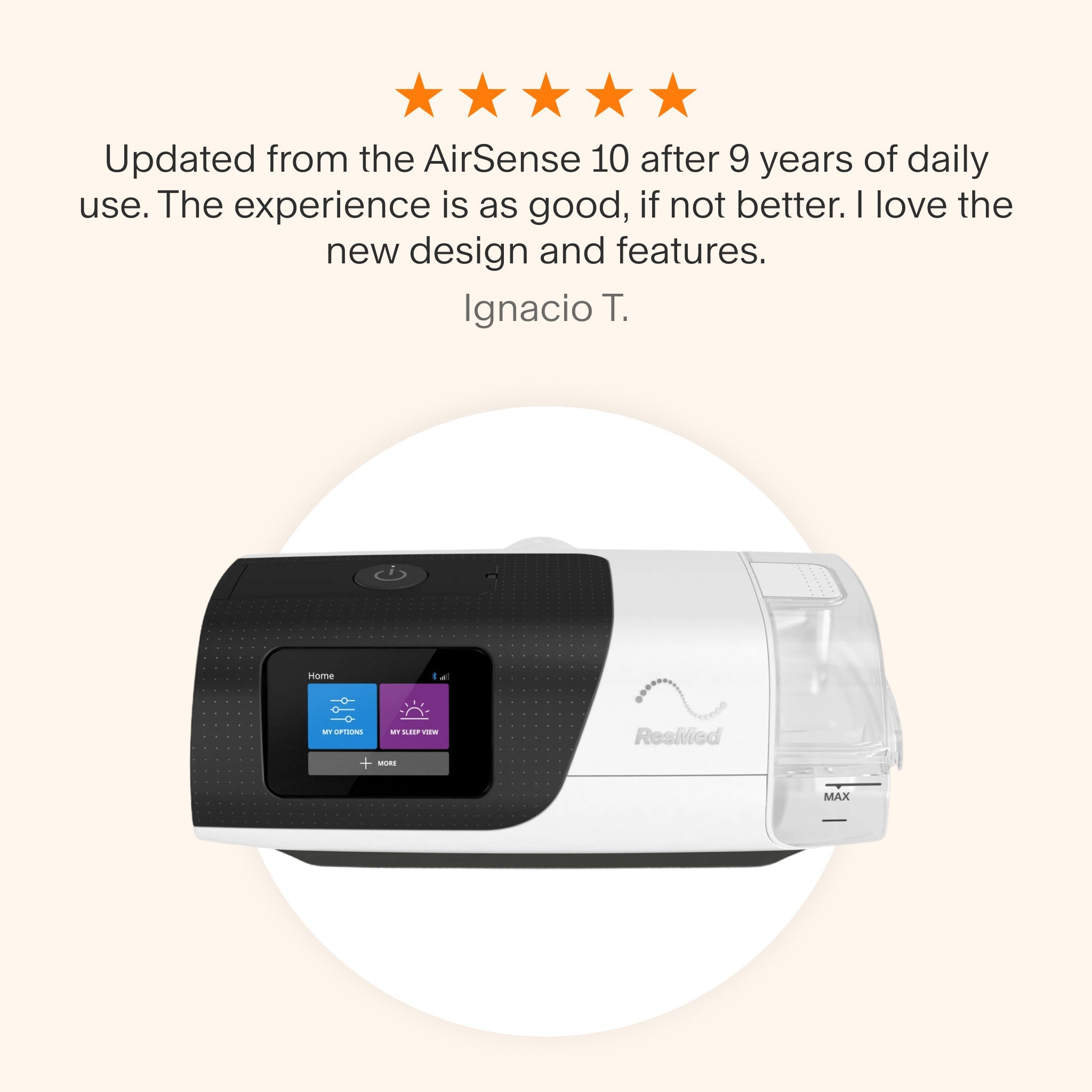 AirSense 11 with P10 Nasal Pillow Mask Bundle