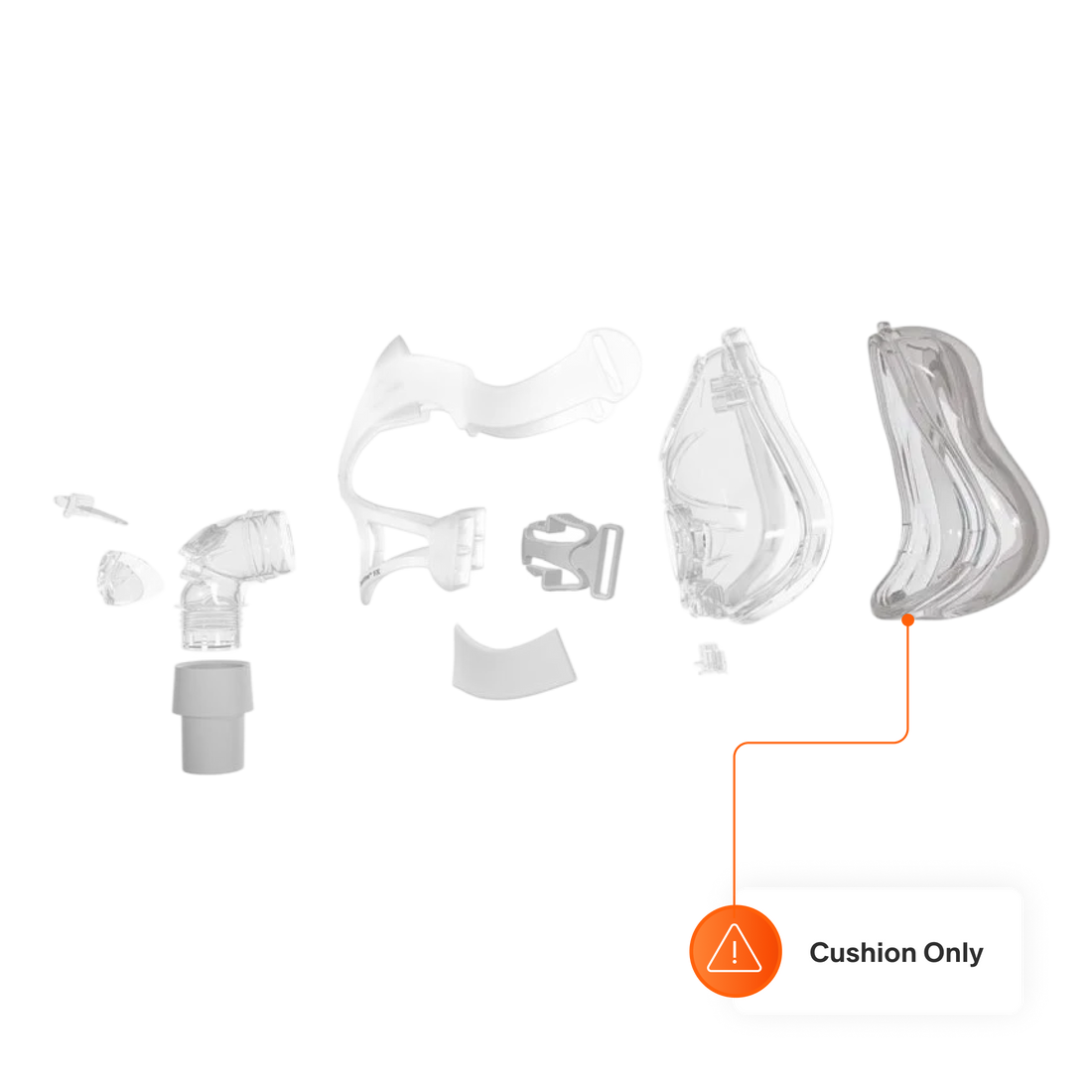 Full Face Cushion for Quattro FX Full Face CPAP Mask