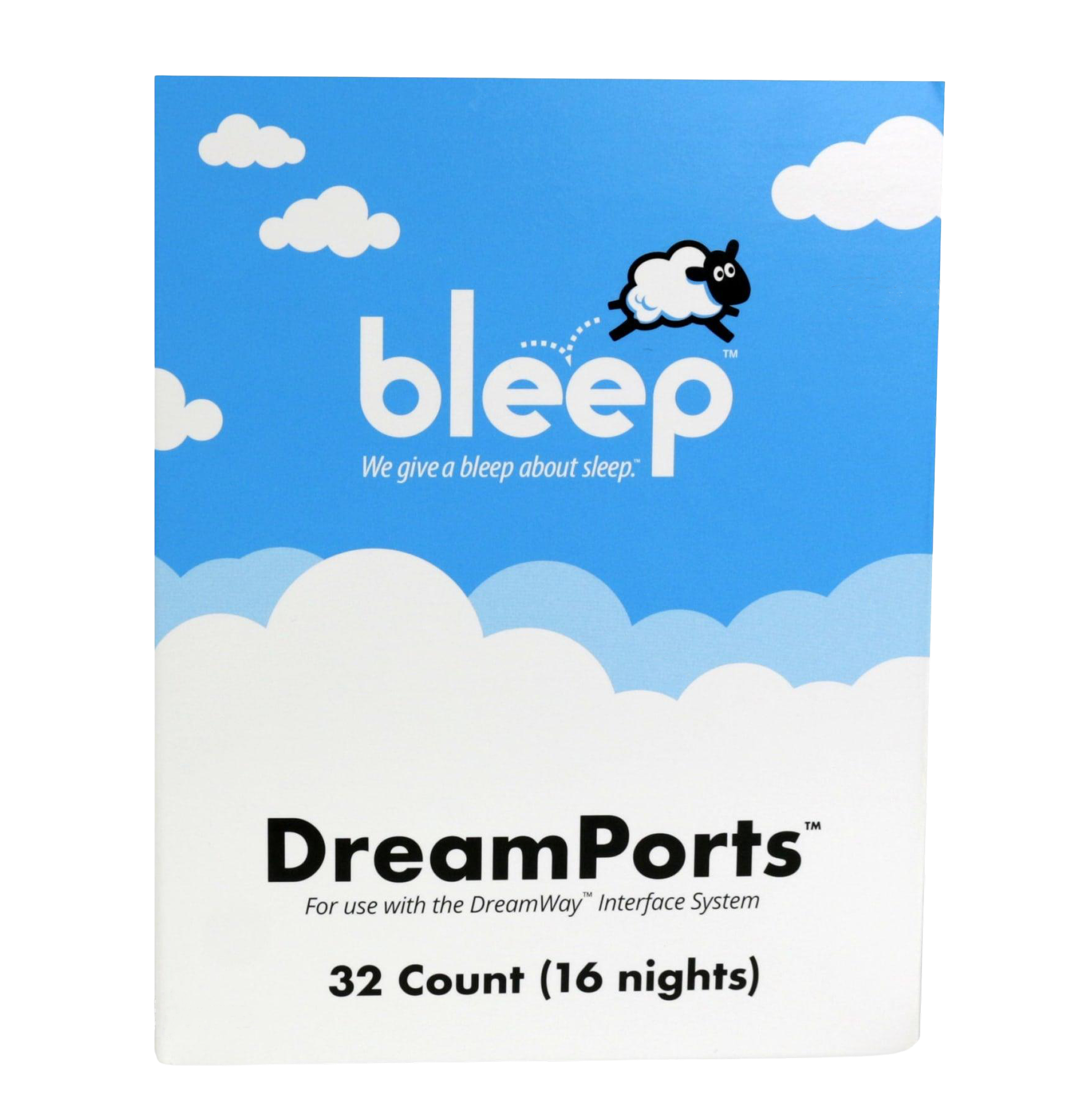 Bleep DreamPort Adhesive Patches (Box of 32, 16-Night Supply)