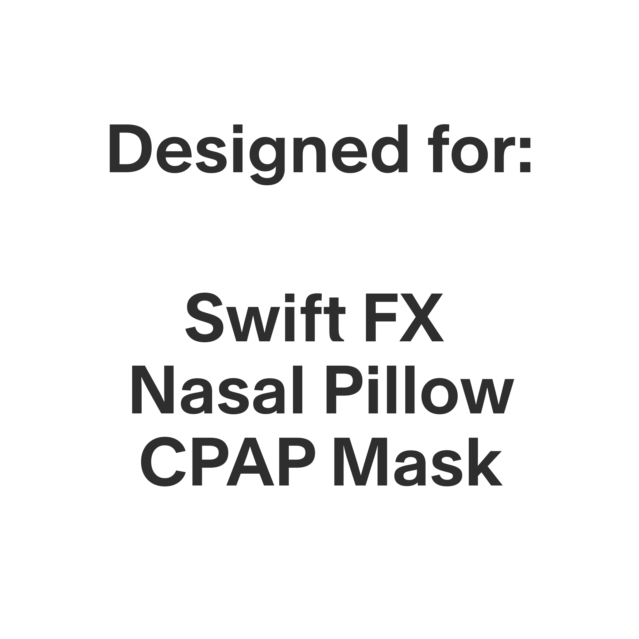 Short Tube Assembly for Swift FX Nasal Pillow