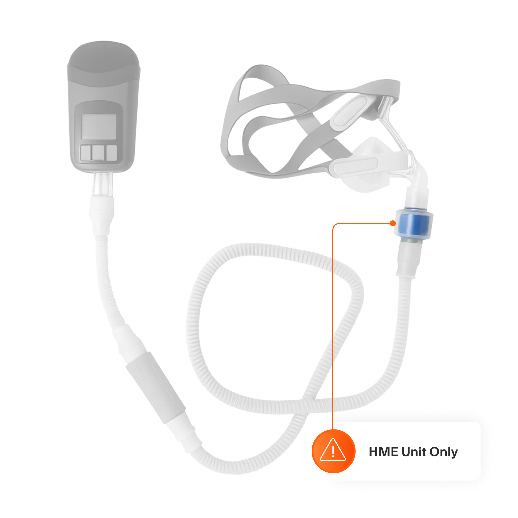 Heat Moisture Exchange Unit for CPAP Machines
