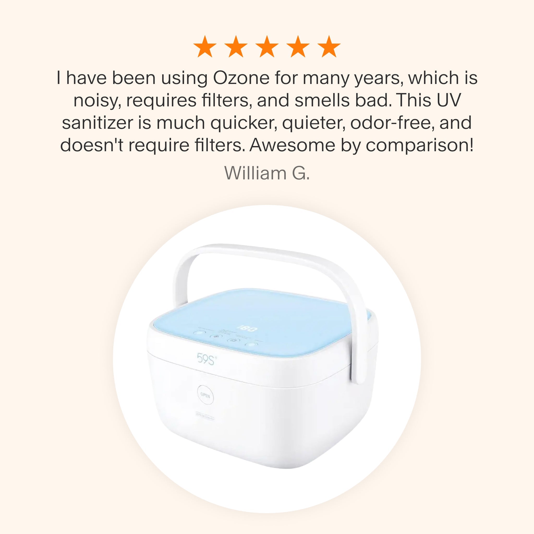 Liviliti Paptizer UVC LED Smart CPAP Sanitizer