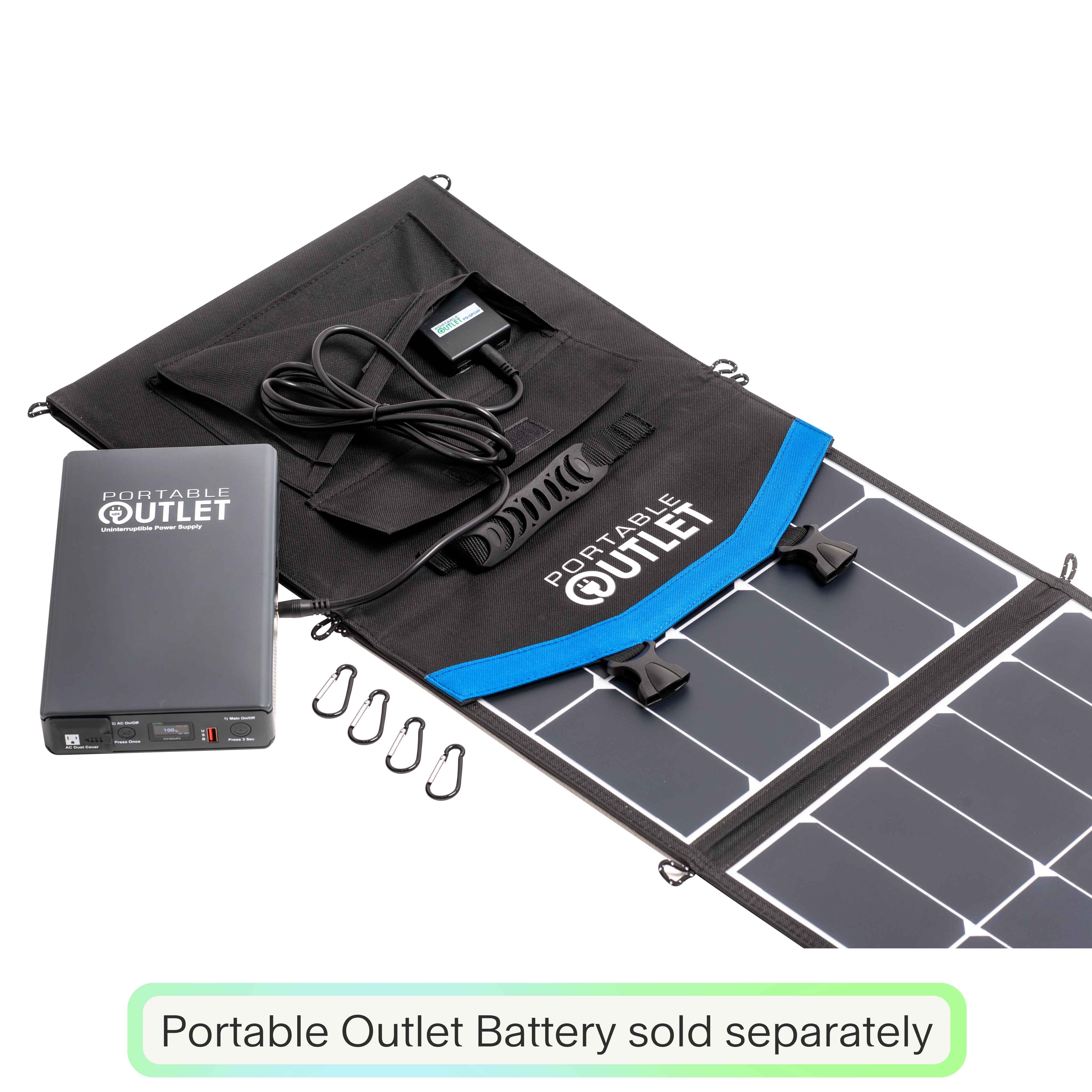 Portable Outlet 18V- 60W Solar Panel Charger