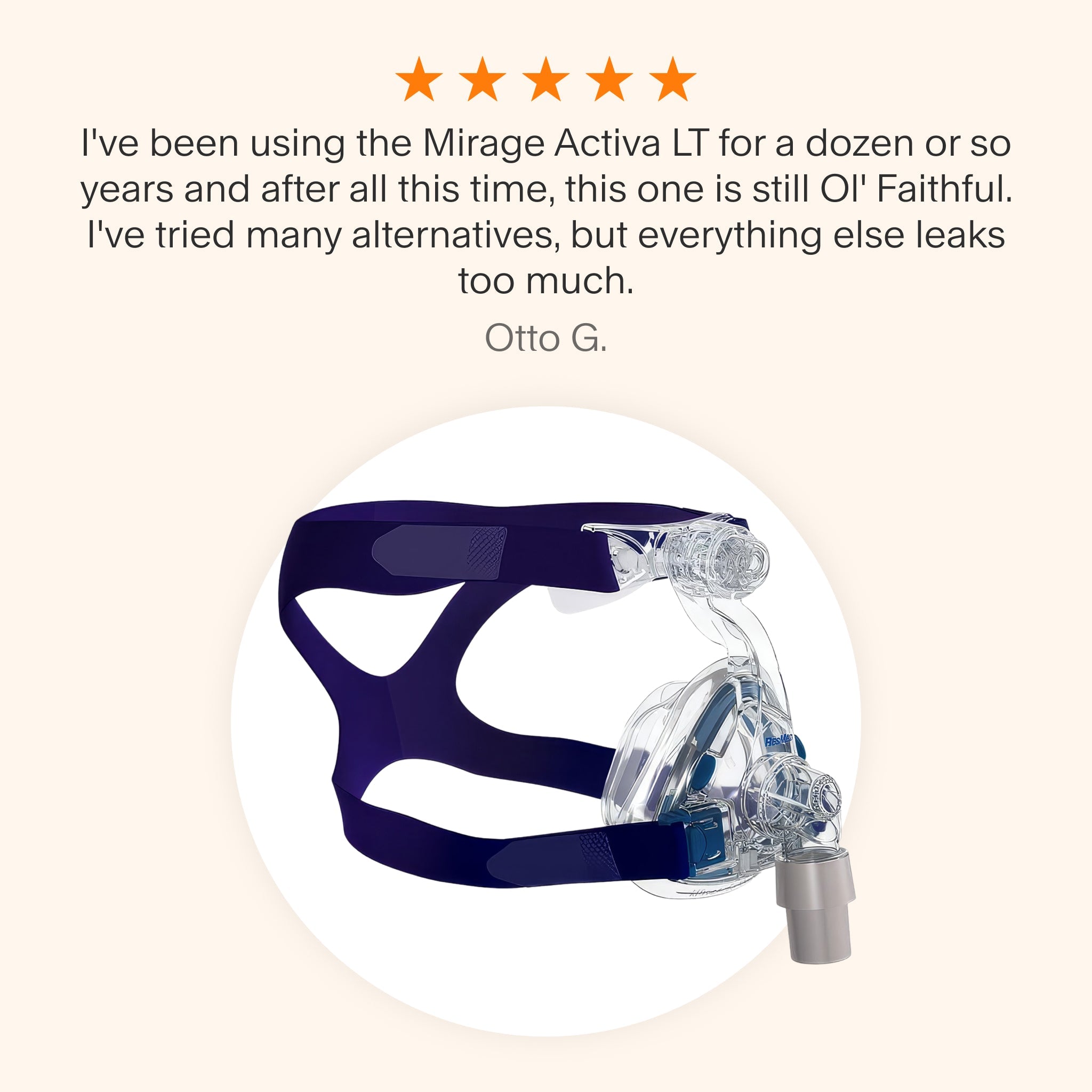 Mirage Activa LT Nasal CPAP Mask
