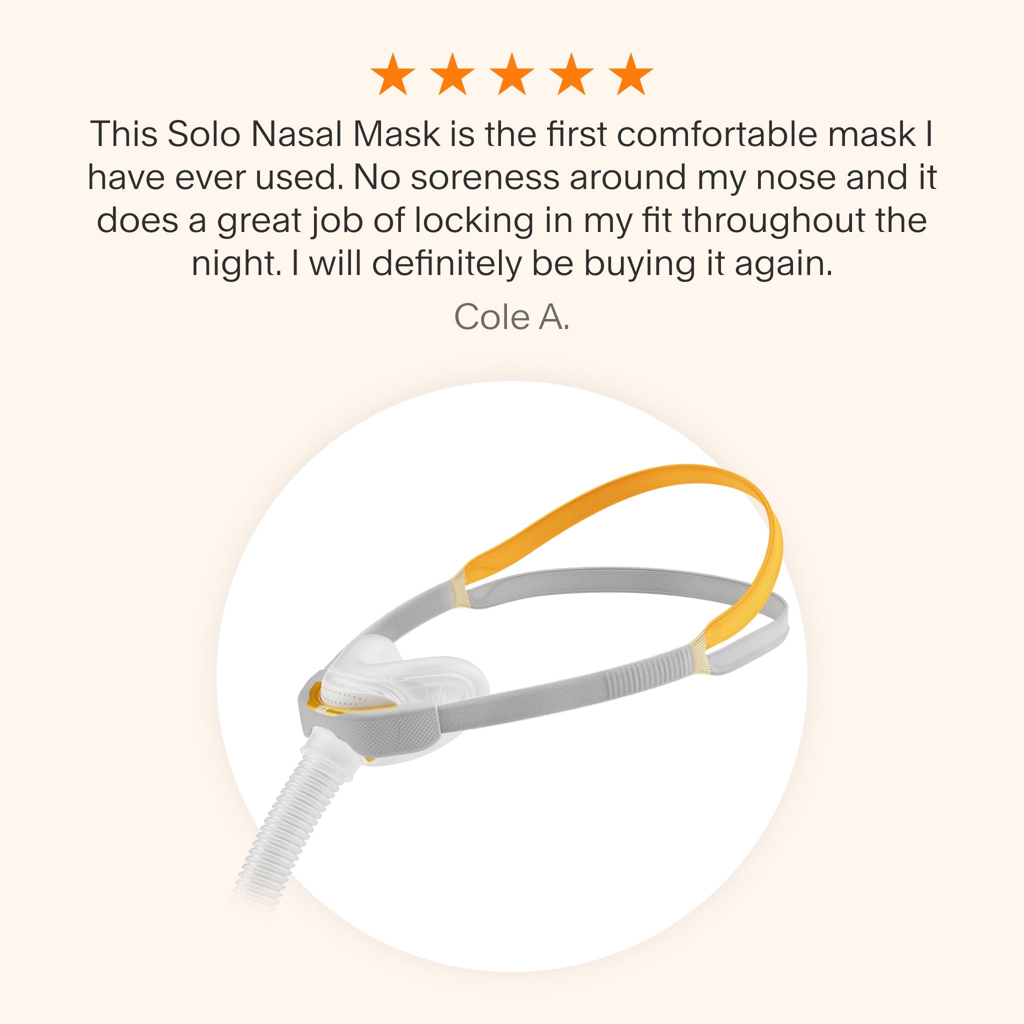 Solo Nasal CPAP Mask