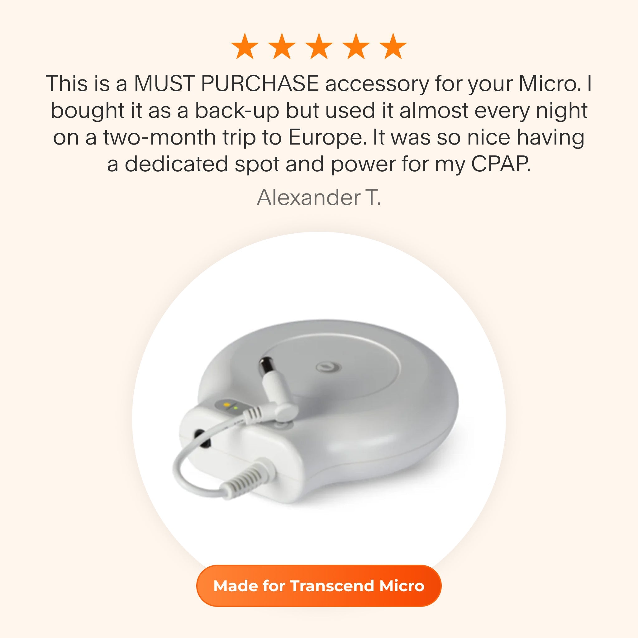 Transcend Micro PowerAway Battery