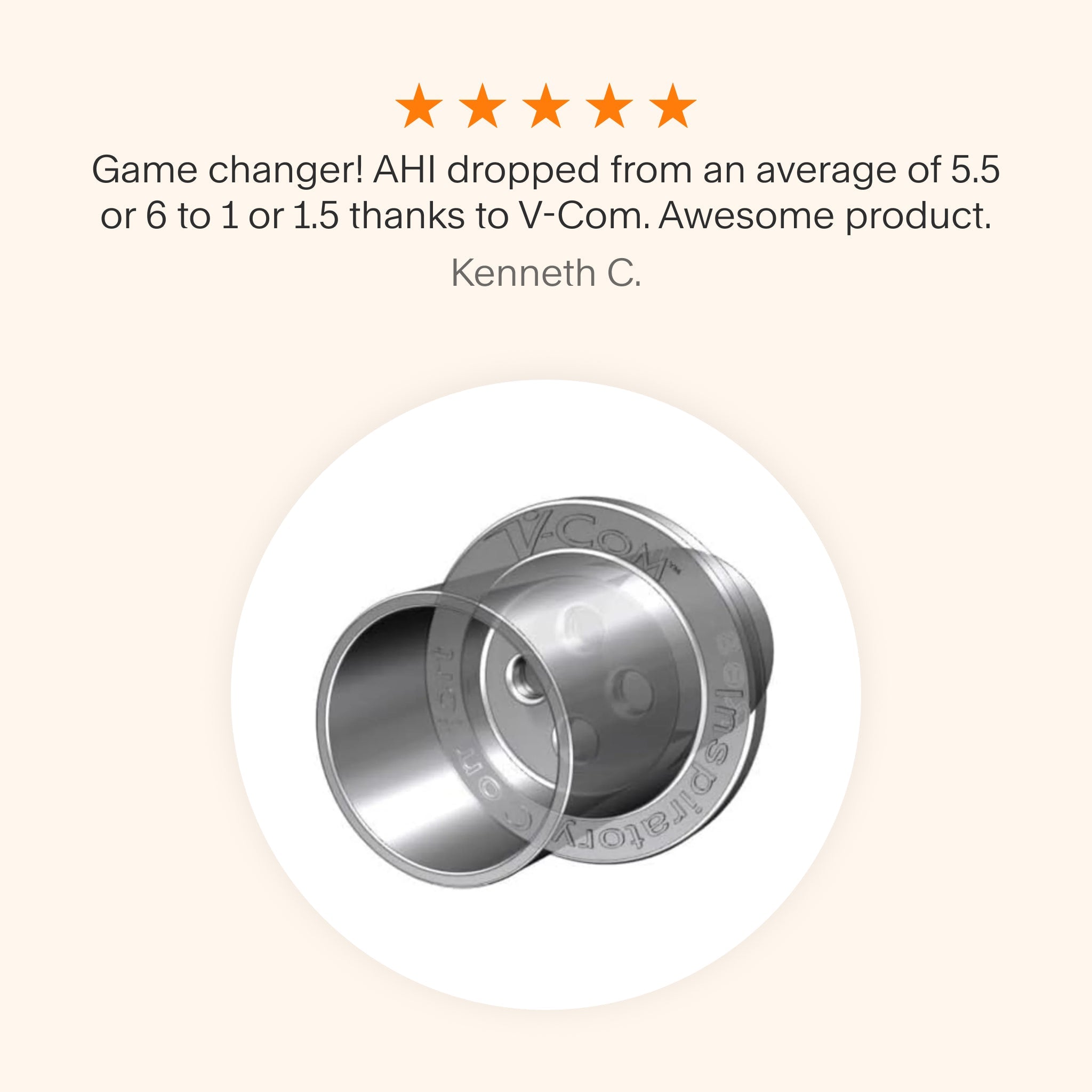 SleepRes V-Com CPAP Comfort Accessory