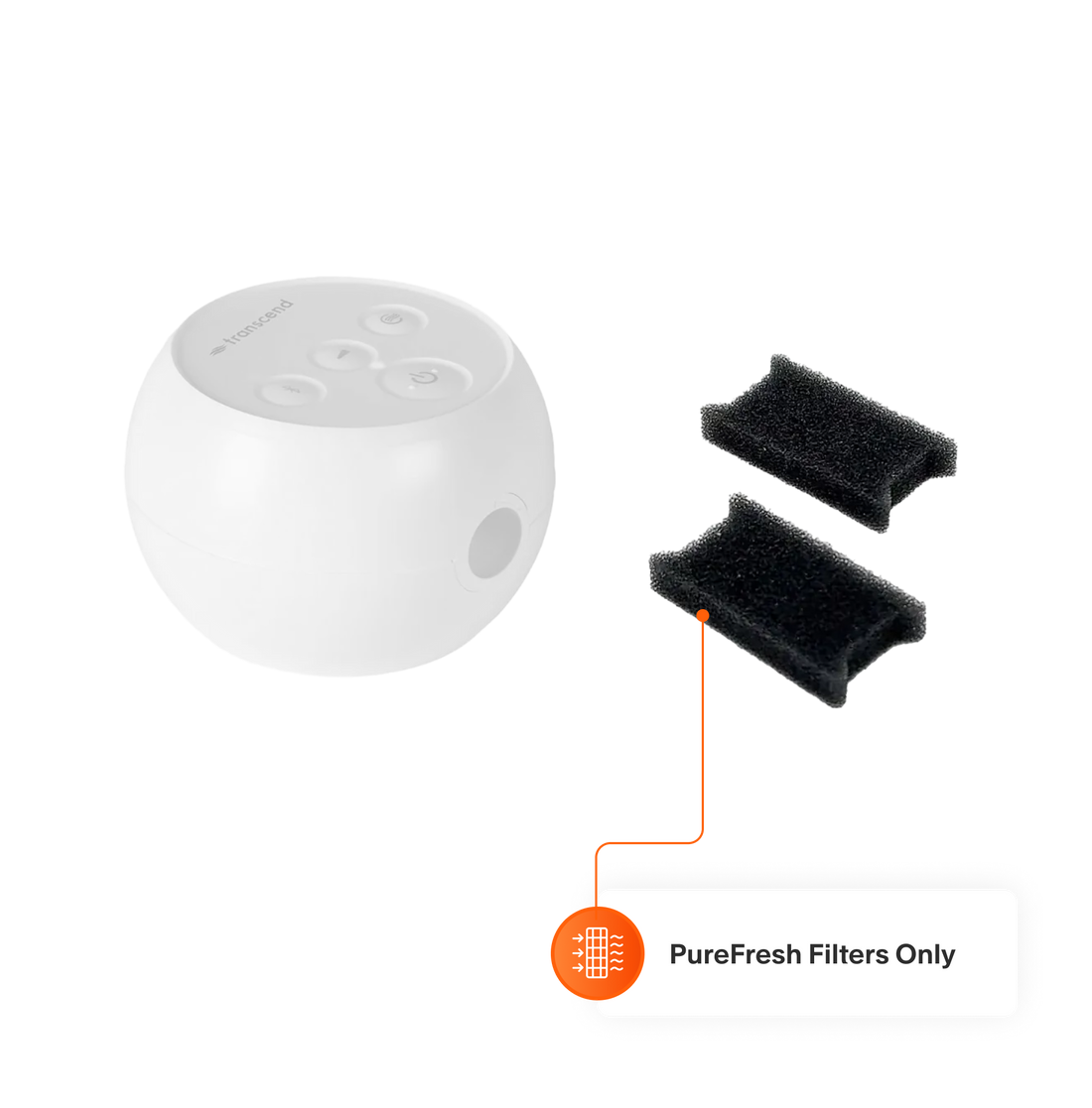 Transcend Micro PureFresh Filters - 2 Pack