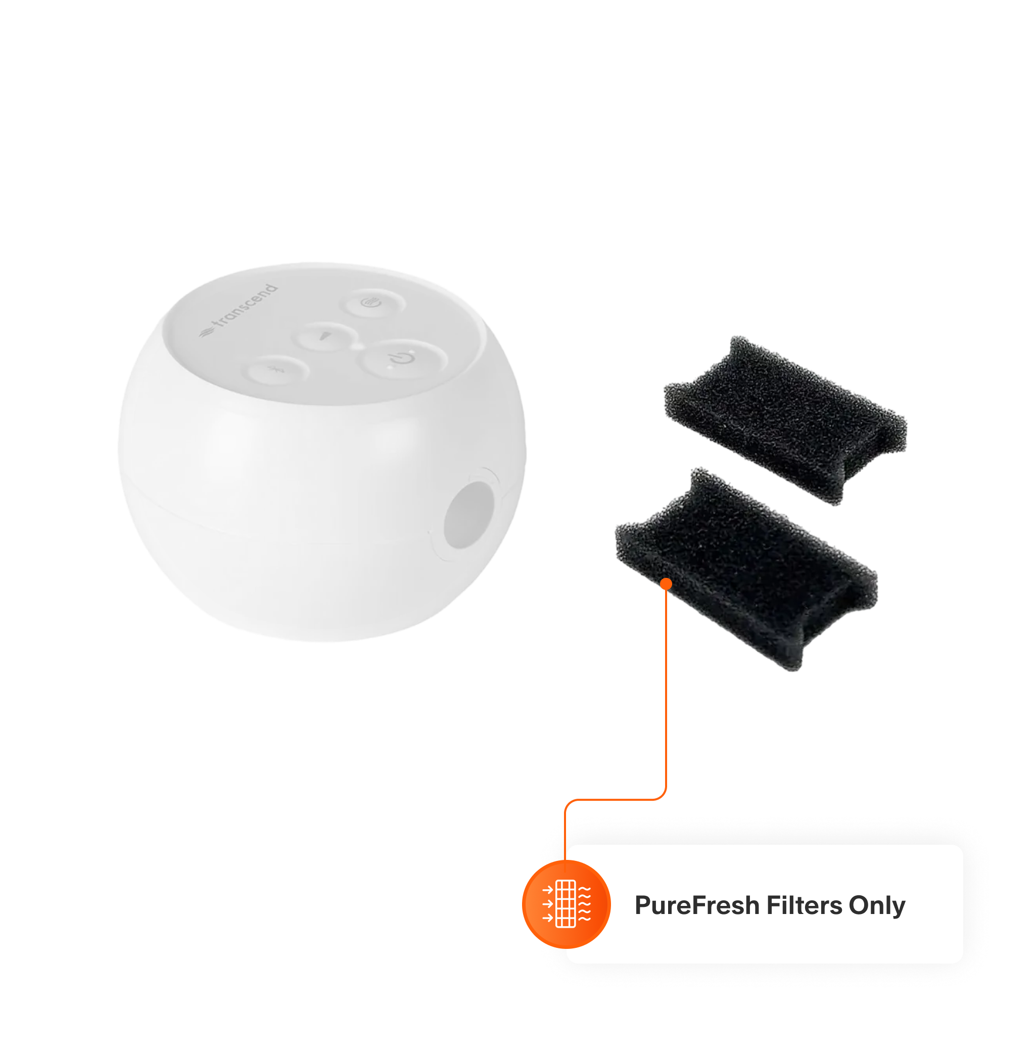 Transcend Micro PureFresh Filters - 2 Pack