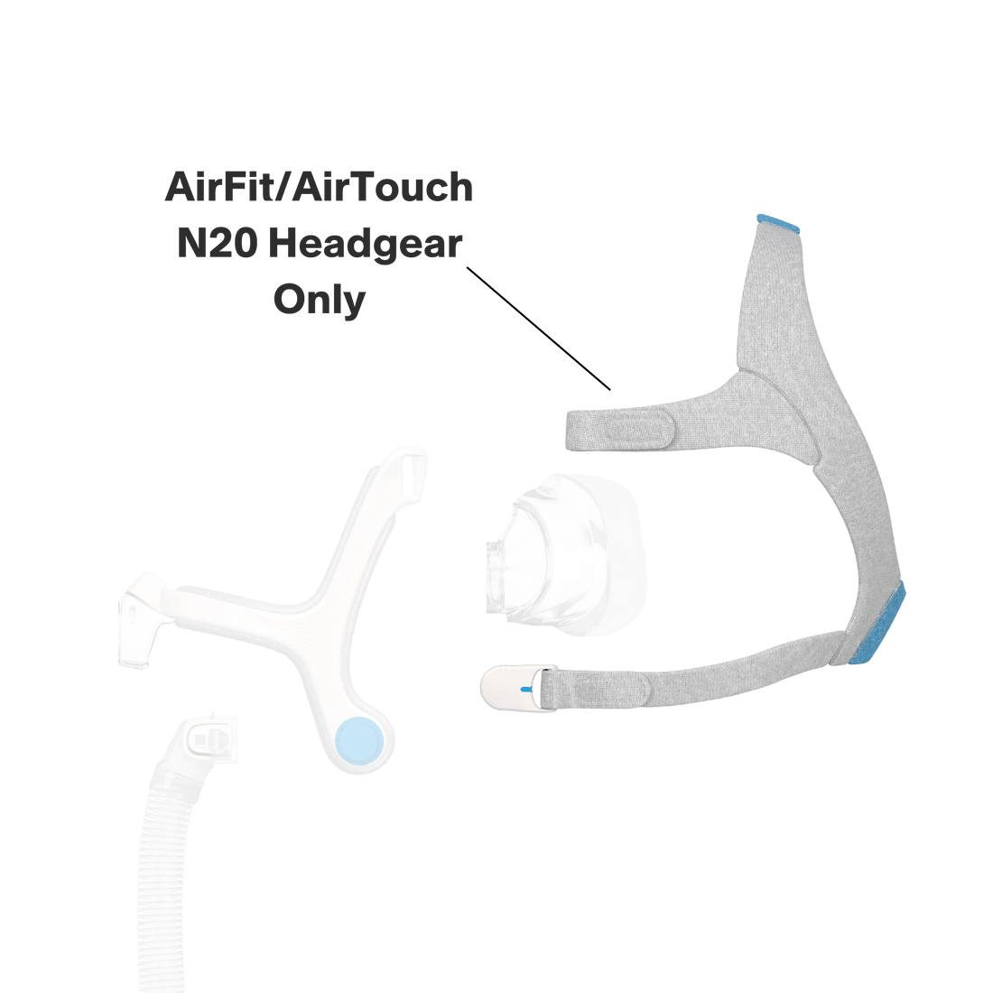 Headgear for AirFit N20 & AirFit N20 for Her Nasal CPAP Masks