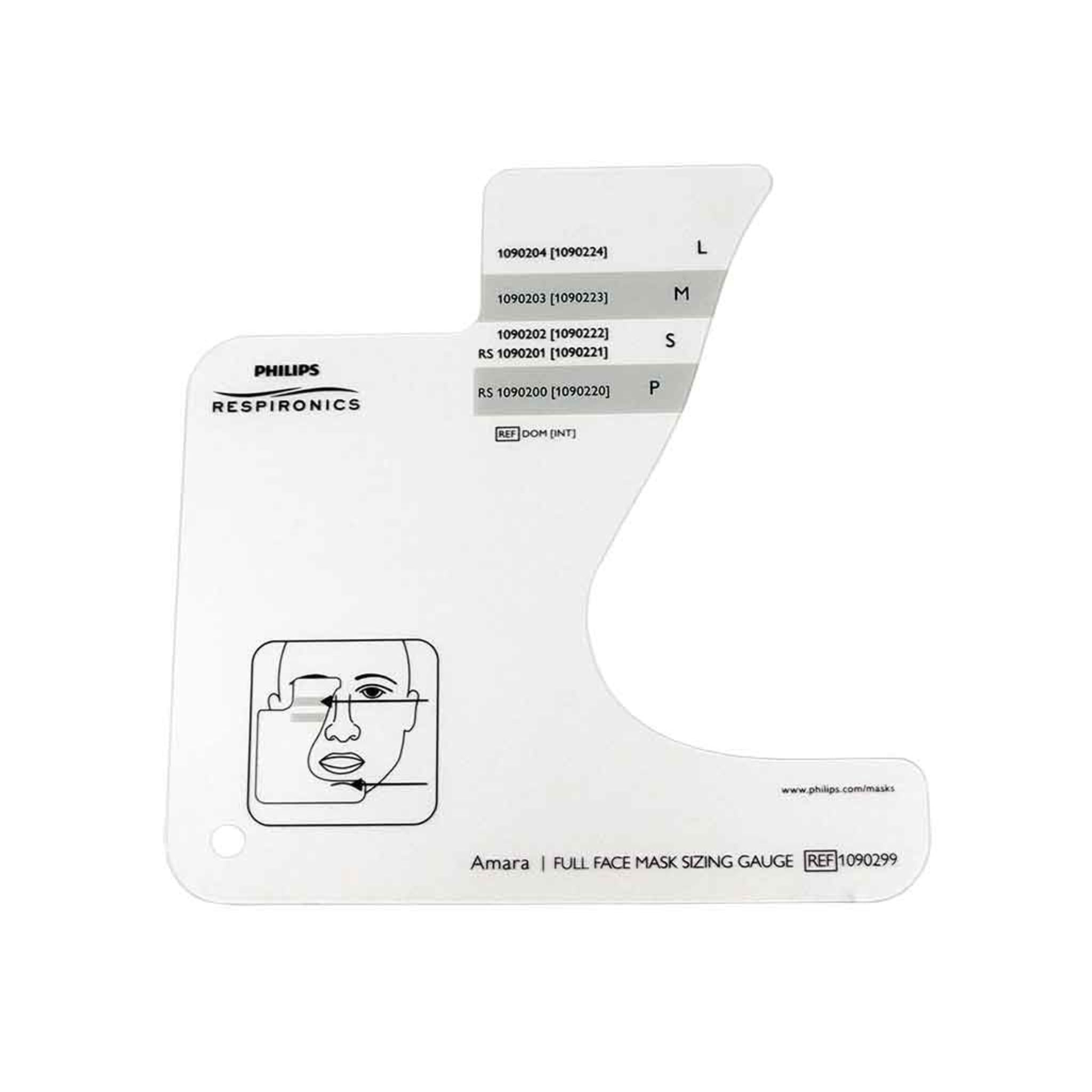 Sizing Gauge for Amara Full Face Mask