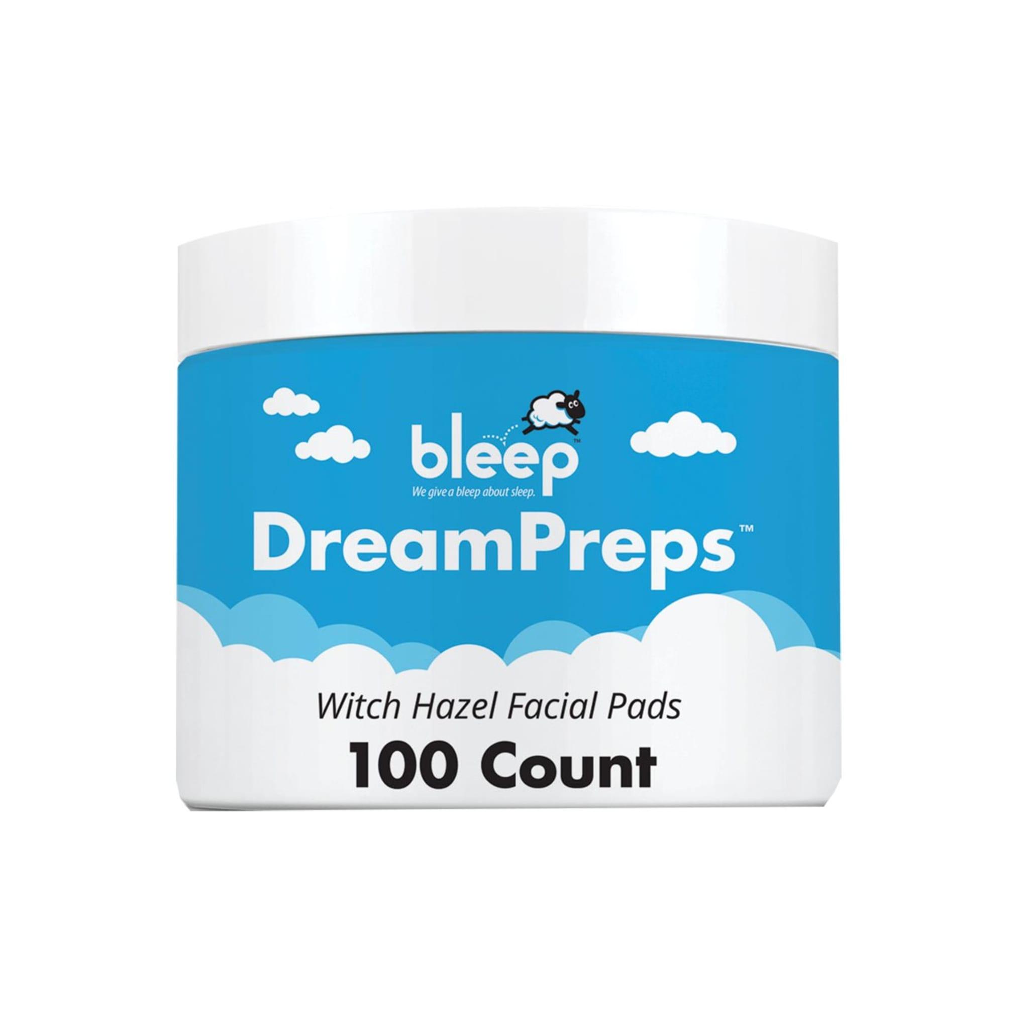 DreamPreps Witch Hazel Facial Pads (100 Pads/Wipes)