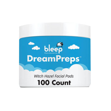 DreamPreps Witch Hazel Facial Pads (100 Pads/Wipes)