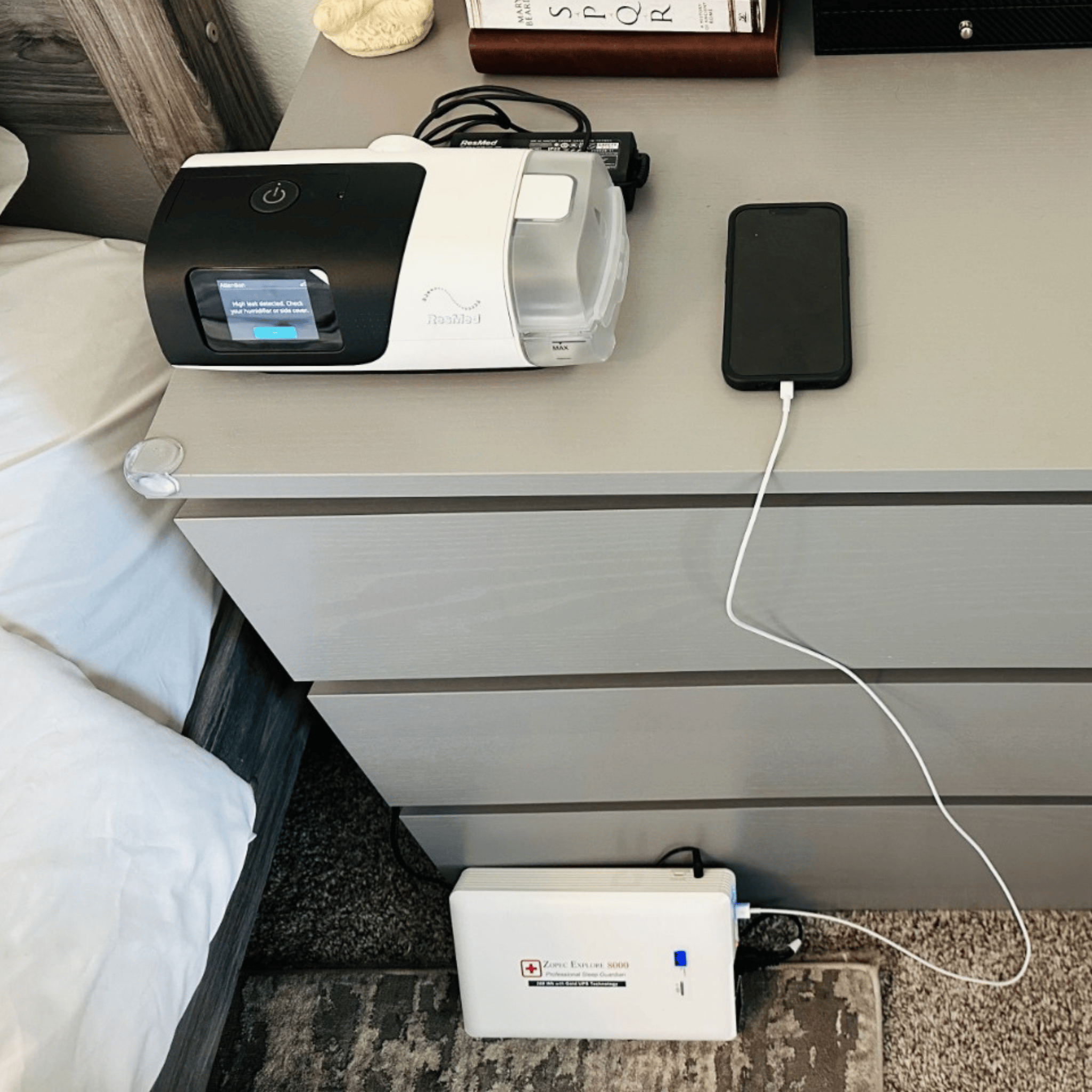 Zopec Explore CPAP Backup Battery with Online UPS